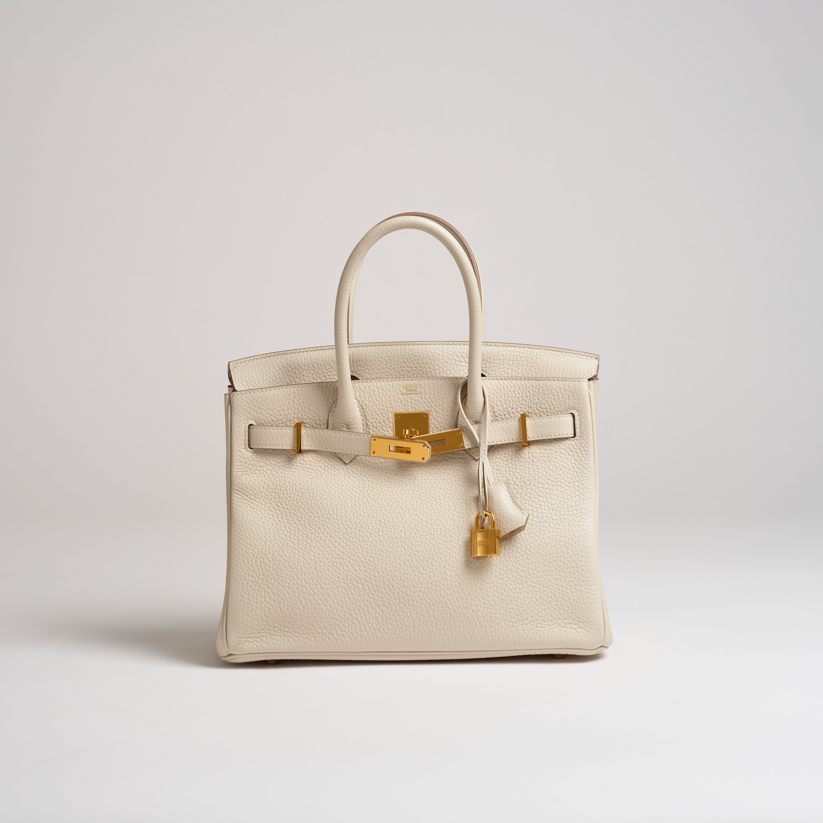 Hermès 30cm Birkin crais togo gold hardware