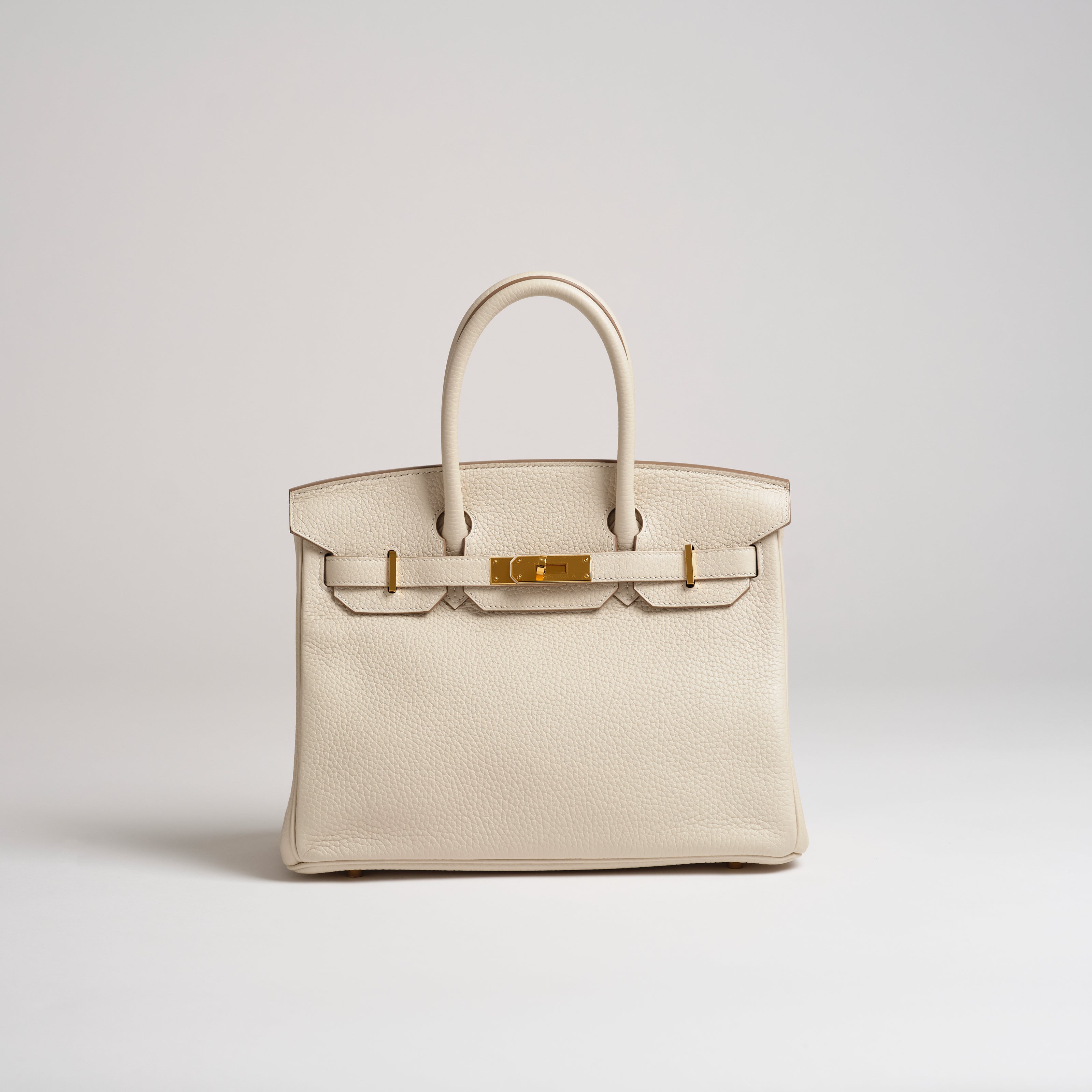 Hermès 30cm Birkin crais togo gold hardware