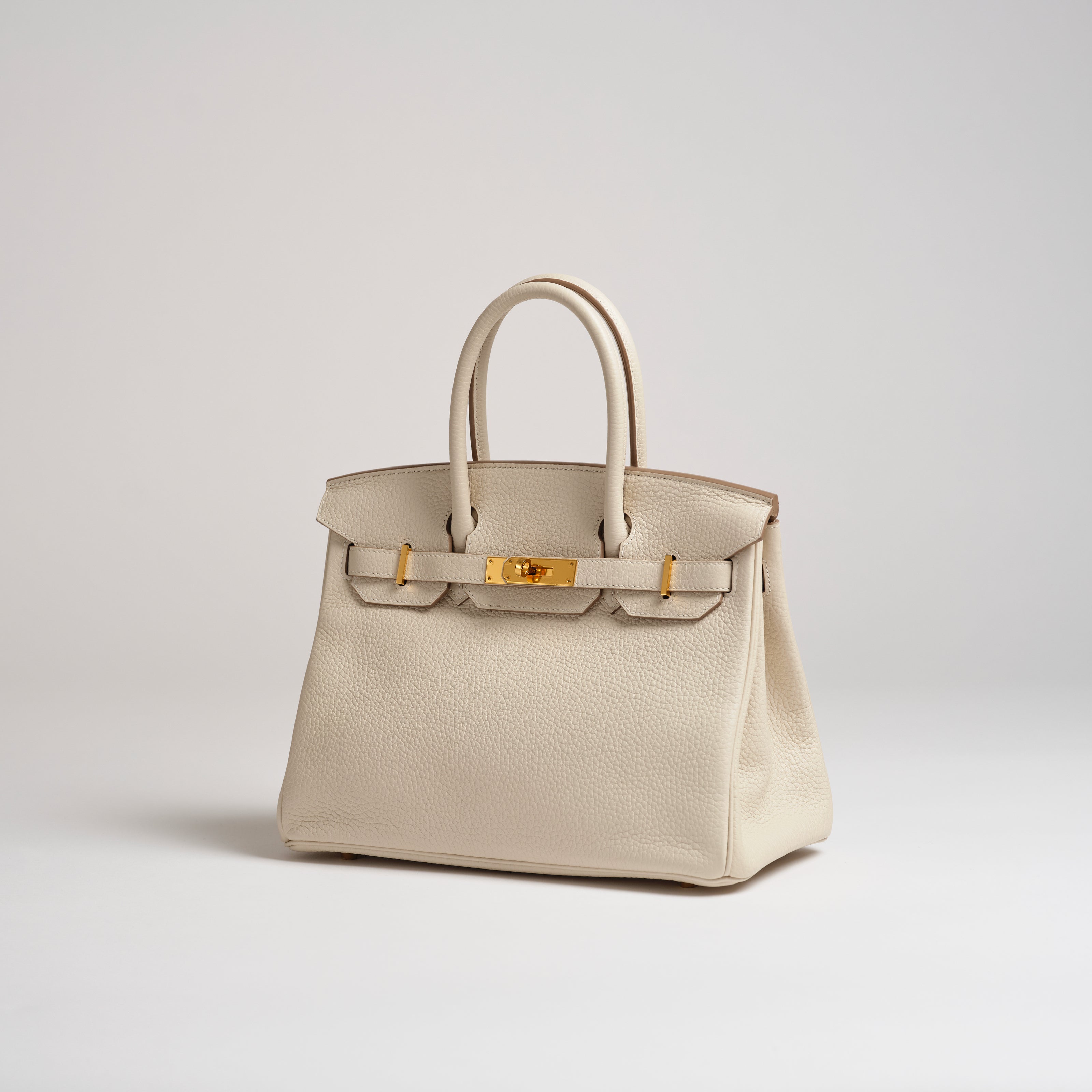 Hermès 30cm Birkin crais togo gold hardware
