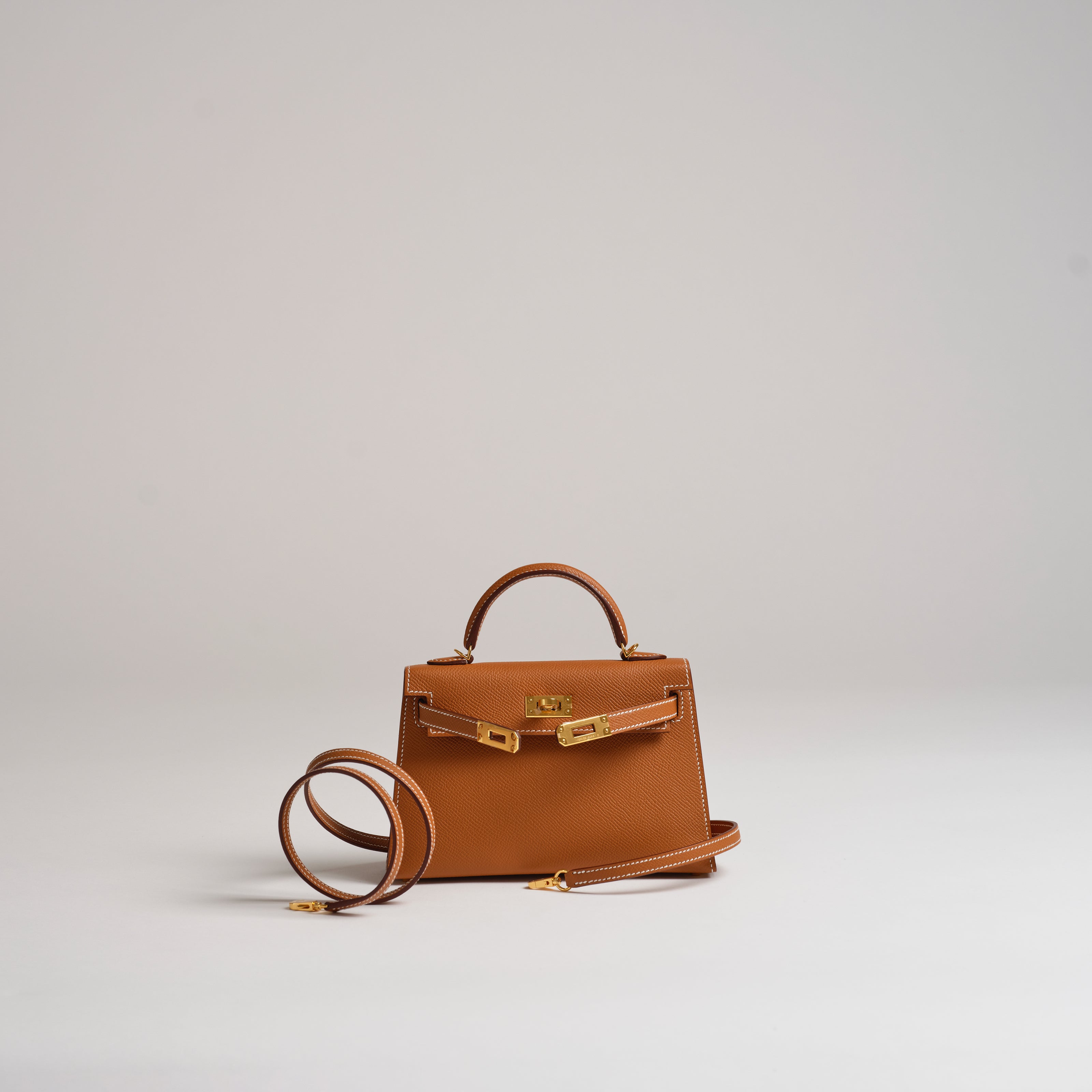 Hermès Mini Kelly II Sellier gold epsom gold hardware