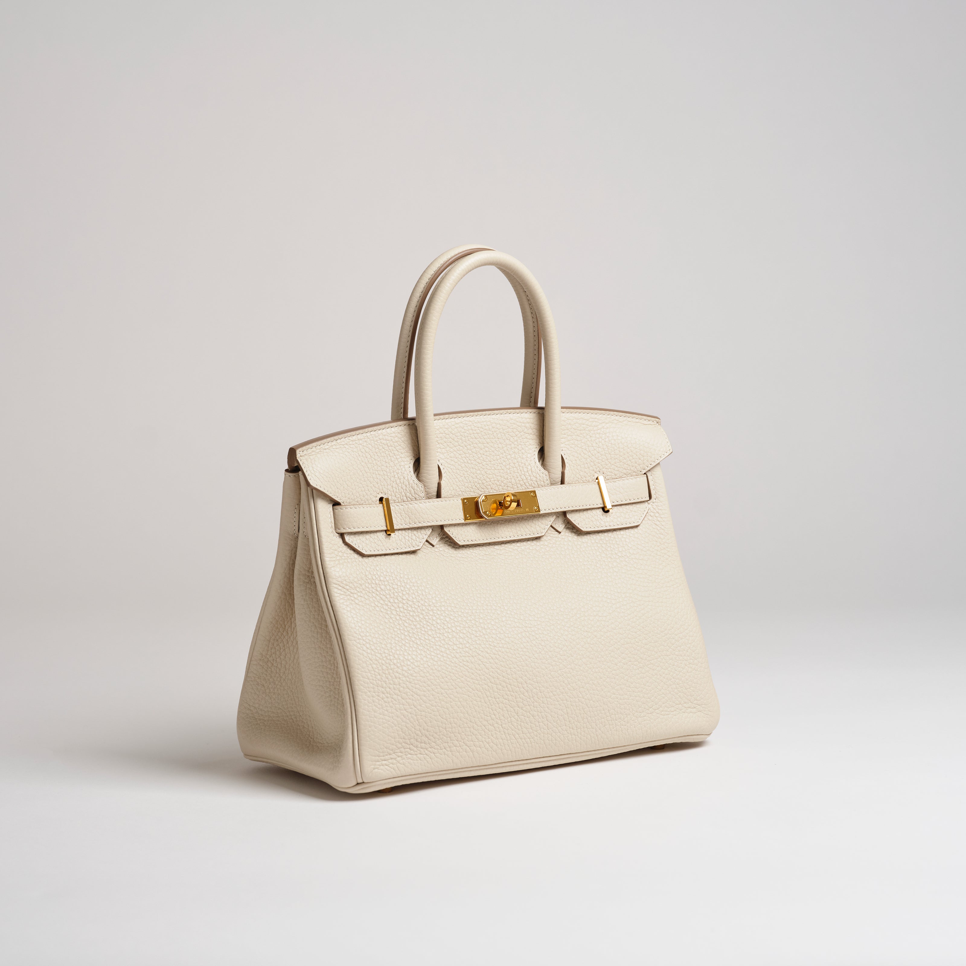 Hermès 30cm Birkin crais togo gold hardware